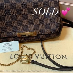 SOLD: Louis Vuitton Favorite MM Damier Ebene